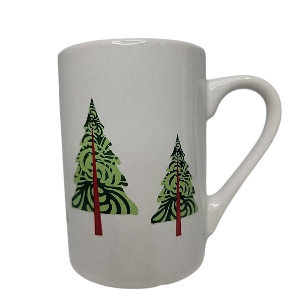Starbucks 2011 10‎ oz. Christmas Tree Coffee Mug Cup Collectible